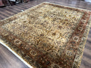 Indo Persian Rug 8x10, Teawash Bidjar Carpet, Allover Pattern