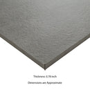 True Blue Stone 36"x36" Matte Porcelain Stone Look Paver - MSI Collection