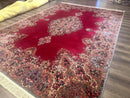Karastan Rug 8.8 x12 Red Kirman