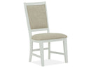 Heron Cove - Step Up Side Chair With Upholstered Seat & Back (Set of 2) - Chalk White