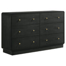 Cavelle 5-piece Eastern King Bedroom Set Black
