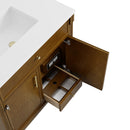 James Martin Bellshire 96" Double Bathroom Vanity, Honey Oak