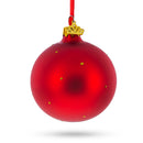 Coffee Lover Glass Ball Christmas Ornament 3.25 Inches