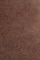 Distressed Umber 36 Inch Storage Ottoman Vegan Faux Leather