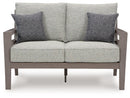 Hillside Barn - Loveseat W/Cushion - Gray / Brown