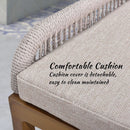 Counter Height Rattan Bar Stools Set Of 4 Outdoor Patio