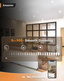 6 Inch LED Recessed Ceiling Light Dimmable 2700K 5000K 5CCT 1050LM 12W 120V Canless Wafer Downlight 24Pack ETL FCC IC