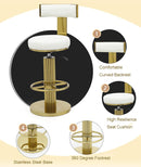 White Counter Height Bar Stools With Adjustable Height