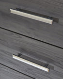 Lodanna - Five Drawer Chest - Gray