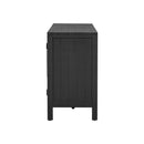 U_Style Designed Storage Cabinet Sideboard with MDF+Pine veneer , Adjustable Shelves, Suitable for Living Rooms, Entrance and Study Rooms.