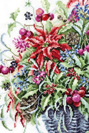 December Bouquet B7002L Counted Cross-Stitch Kit