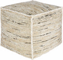 Deckers Rustic Striped Rectangular Pouf - Clearance
