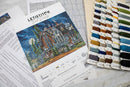 Decorating the Haunted House L8045 Counted Cross Stitch Kit