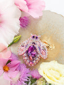 Bead Embroidery kit - Decoration Ametrine wings AD-085