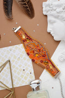 Bead Embroidery kit - Decoration Autumn gold ADB-002