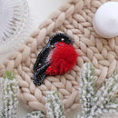 Bead Embroidery kit - Decoration Bullfinch AD-041