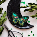 Bead Embroidery kit - Decoration Emerald august AD-035