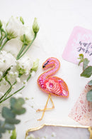Bead Embroidery kit - Decoration Flamingo AD-046