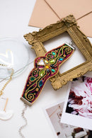 Bead Embroidery kit - Decoration Golden ornament ADB-009