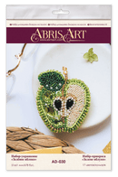 Bead Embroidery kit - Decoration Green apple AD-030