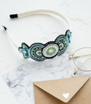 Bead Embroidery kit - Decoration Mint arabesque ADH-001