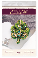 Bead Embroidery kit - Decoration Monster leaf AD-063
