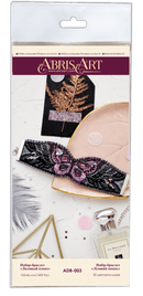 Bead Embroidery kit - Decoration Purple wave ADB-003