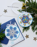 Bead Embroidery kit - Decoration Small snowflake ABT-015