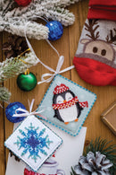 Bead Embroidery kit - Decoration Sweet little penguin ABT-008