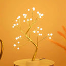 Decorative Bedroom Tree Lights with LED Copper Wire Design
