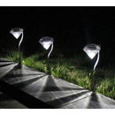 Decorative Diamond-Shaped Solar Ground Light for Garden Pathways