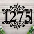 Decorative House Number Sign