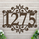Decorative House Number Sign