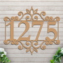 Decorative House Number Sign