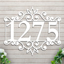 Decorative House Number Sign