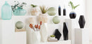 Pitfour Blue White Ceramic Outdoor Vase Set