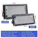 Decorbites 100w led uv blacklight panel for party room bright blue led