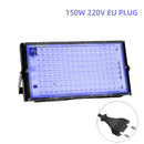 Decorbites 100w led uv blacklight panel for party room bright blue led