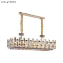 Gold Island Light 12-Bulb Crystal