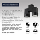 DecorBites™ 180 Adjustable LED GU10 Downlight Surface Mount Spotlight