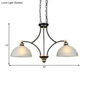 Black Dome Dining Room Hanging Light