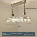 Luxury clear & green villa crystal chandelier for living room