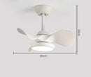 DecorBites™ 22" Children Room LED Ceiling Fan Light Remote Control Small Fan Lamp