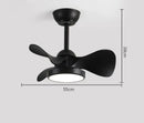 DecorBites™ 22" Children Room LED Ceiling Fan Light Remote Control Small Fan Lamp