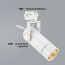 Modern white & black 25w dimmable led spotlight living room track light