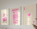 Retro Queen of Hearts Poster Set