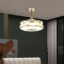 DecorBites™ 42" Gold Bluetooth Ceiling Fan Light with Remote & RGB Color Control