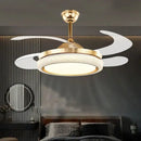 DecorBites™ 42" Invisible Ceiling Fan Light Remote Control LED Retractable Blades.