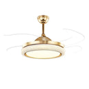 DecorBites™ 42" Invisible Ceiling Fan Light Remote Control LED Retractable Blades.