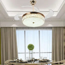 DecorBites™ 42" Invisible LED Ceiling Fan with Retractable Blades & Remote Control